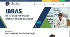 Desktop Screenshot of ibras.com.br